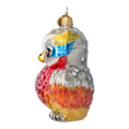 Load image into Gallery viewer, Fairy Owl. Handmade Glass Christmas ornament.