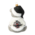 Load image into Gallery viewer, Zakopane Teddy Bear. Handmade Glass Christmas ornament.