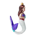 Load image into Gallery viewer, Mermaid Oceania. Handmade Glass Christmas ornament.