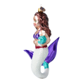 Load image into Gallery viewer, Mermaid Oceania. Handmade Glass Christmas ornament.