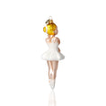 Load image into Gallery viewer, Ballerina - Ballerina in White.Handmade Glass Christmas ornament.