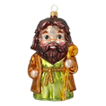 Load image into Gallery viewer, Christmas Ornament - St. Joseph. Handmade Glass Christmas ornament.