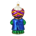 Load image into Gallery viewer, King Balthazar. Handmade Glass Christmas ornament.