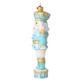 Load image into Gallery viewer, Icing Nutcracker. Handmade Glass Christmas ornament.