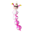 Load image into Gallery viewer, Earthworm Joyful Dot. Handmade Glass Christmas ornament.
