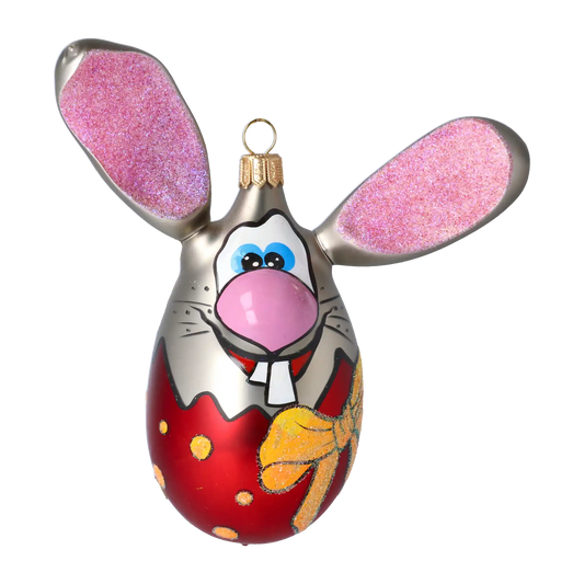 Royal Gallantry Clocks. Handmade Glass Christmas ornament.