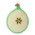 Load image into Gallery viewer, Christmas Apple - Hand Painted. Handmade Glass Christmas ornament.