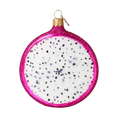 Load image into Gallery viewer, Dragon Fruit. Handmade Glass Christmas ornament.