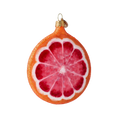 Load image into Gallery viewer, Grapefruit slice. Handmade Glass Christmas ornament.