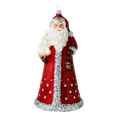 Load image into Gallery viewer, Christmas Santa - Keeper of the Stars Handmade Glass Christmas ornament.
