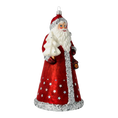 Load image into Gallery viewer, Christmas Santa - Keeper of the Stars Handmade Glass Christmas ornament.