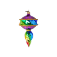 Load image into Gallery viewer, Drop Colored Flame. Handmade Glass Christmas ornament.