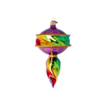 Load image into Gallery viewer, Drop Colored Flame. Handmade Glass Christmas ornament.