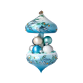 Load image into Gallery viewer, Carousel with Birds - Winter Grove. Handmade Glass Christmas ornament.
