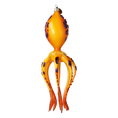 Load image into Gallery viewer, Octopus of the Sea Land. Handmade Glass Christmas ornament.