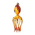 Load image into Gallery viewer, Octopus of the Sea Land. Handmade Glass Christmas ornament.