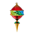 Load image into Gallery viewer, Drop - Glass Ornament Magic Spinner. Handmade Glass Christmas ornament.