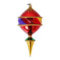 Load image into Gallery viewer, Drop - Glass Ornament Magic Spinner. Handmade Glass Christmas ornament.