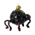 Load image into Gallery viewer, Spider in Love - Charming Glass Decoration. Handmade Glass Christmas ornament.