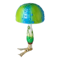 Load image into Gallery viewer, Fairytale Mushroom. Handmade Glass Christmas ornament.