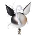 Load image into Gallery viewer, Playful Cat - Glass Ornament. Handmade Glass Christmas ornament.