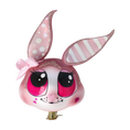 Load image into Gallery viewer, Fairy Tale Hare. Handmade Glass Christmas ornament.