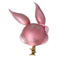 Load image into Gallery viewer, Fairy Tale Hare. Handmade Glass Christmas ornament.