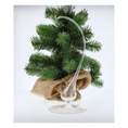 Load image into Gallery viewer, Stand. Handmade Glass Christmas ornament.