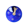 Load image into Gallery viewer, Snowman on a slide. Handmade Glass Christmas ornament.