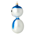 Load image into Gallery viewer, Vintage Snowman. Handmade Glass Christmas ornament.