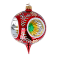Load image into Gallery viewer, Headlights - Kaleidoscopic Brilliance. Handmade Glass Christmas ornament.