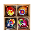 Load image into Gallery viewer, Colorful Christmas Set of 4 Colorful Bombshells
