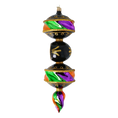 Load image into Gallery viewer, Jewel of the Night - Drop. Handmade Glass Christmas ornament.