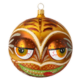 Load image into Gallery viewer, Golden Dragon. Handmade Glass Christmas ornament.
