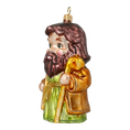 Load image into Gallery viewer, Christmas Ornament - St. Joseph. Handmade Glass Christmas ornament.
