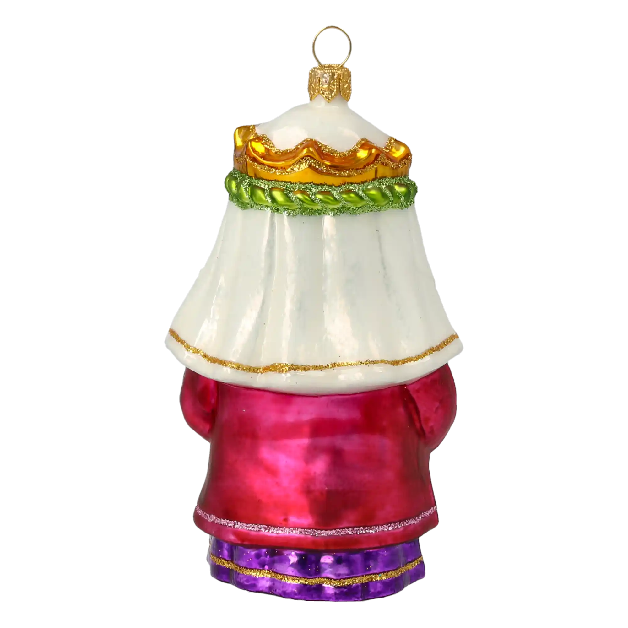 King Kacper. Handmade Glass Christmas ornament.