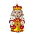 Load image into Gallery viewer, King Melchior. Handmade Glass Christmas ornament.
