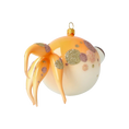 Load image into Gallery viewer, Gold Fish. Handmade Glass Christmas ornament.
