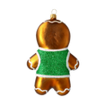 Load image into Gallery viewer, Gingerbread - Cake Sweetener. Handmade Glass Christmas ornament.
