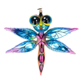 Load image into Gallery viewer, Dragonfly Ray Hunter. Handmade Glass Christmas ornament.
