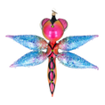 Load image into Gallery viewer, Dragonfly Ray Hunter. Handmade Glass Christmas ornament.
