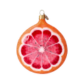 Load image into Gallery viewer, Grapefruit slice. Handmade Glass Christmas ornament.
