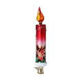 Load image into Gallery viewer, Christmas Candle. Handmade Glass Christmas ornament.
