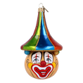 Load image into Gallery viewer, Charming Clown-glass ornament. Handmade Glass Christmas ornament.
