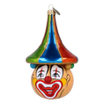 Load image into Gallery viewer, Charming Clown-glass ornament. Handmade Glass Christmas ornament.
