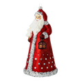 Load image into Gallery viewer, Christmas Santa - Guardian of the Starsv. Handmade Glass Christmas ornament.
