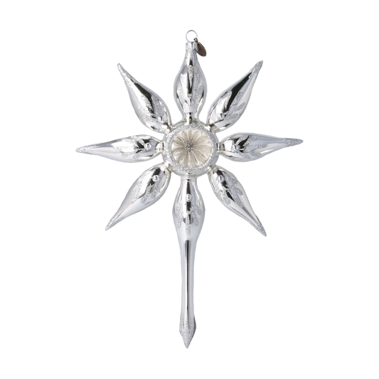 Star of the Fairy Dawn. Handmade Glass Christmas ornament.