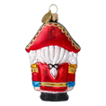 Load image into Gallery viewer, Christmas Nutcracker. Handmade Glass Christmas ornament.
