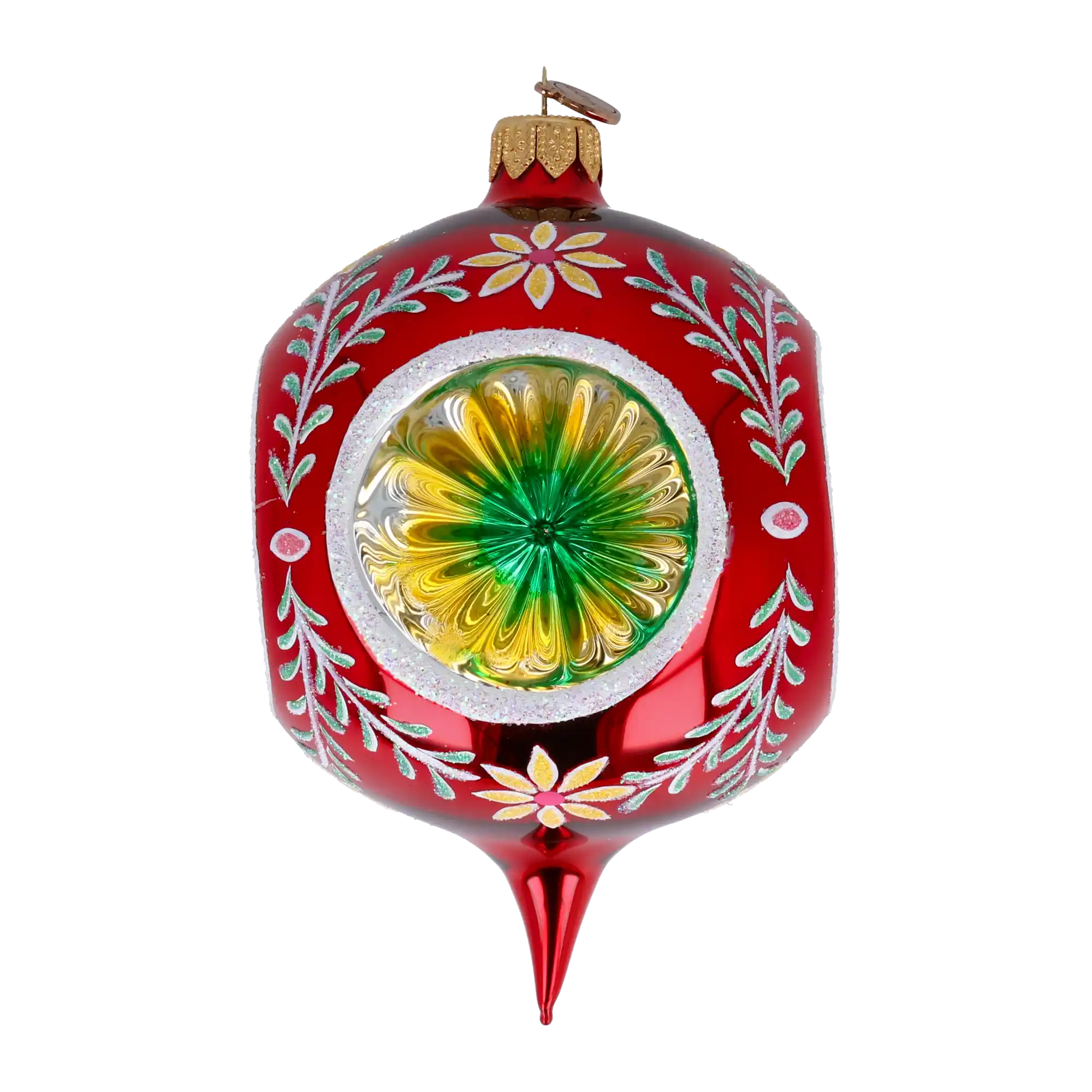 Headlights - Kaleidoscopic Brilliance. Handmade Glass Christmas ornament.