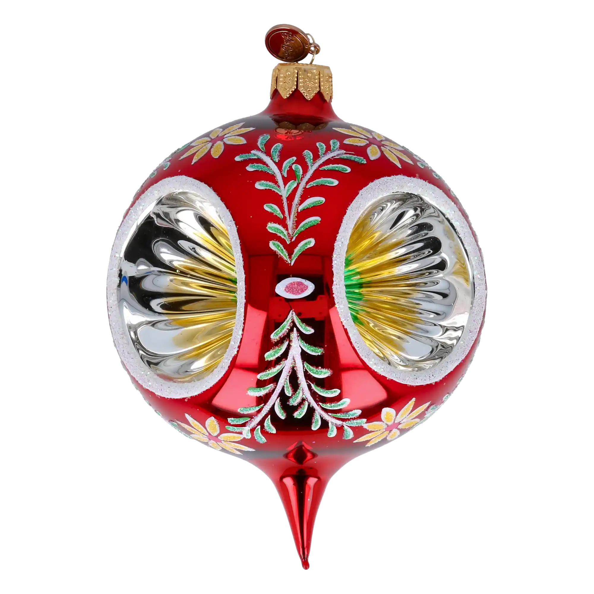 Headlights - Kaleidoscopic Brilliance. Handmade Glass Christmas ornament.